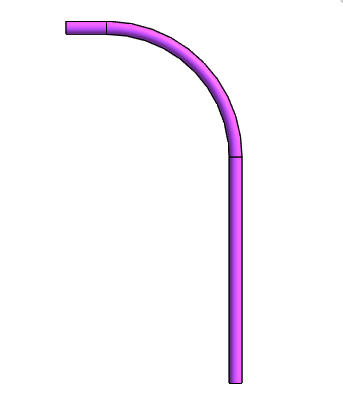 Tubo ultraPEX Lilás (curva manual)