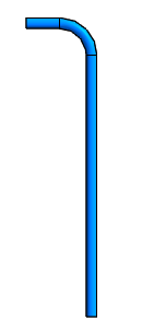 Tubo ultraPEX Azul (curva mola)