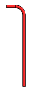 Tubo ultraPEX Vermelho (curva mola)