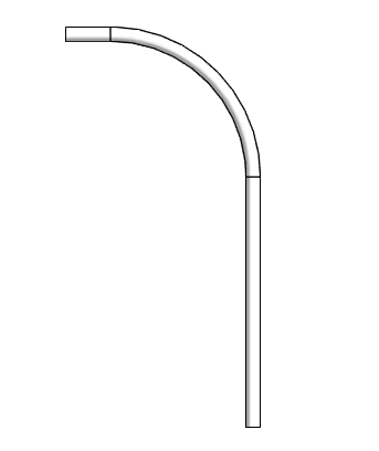 Tubo ultraPEX natural (curva manual)