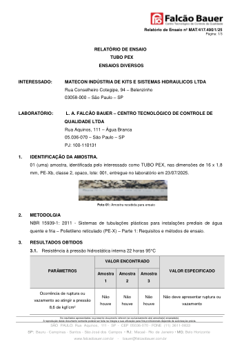 Miniatura: 2026 ensaios gerais tubulação DN16