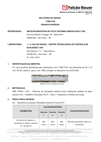 Miniatura: 2026 ensaios gerais tubulação DN20