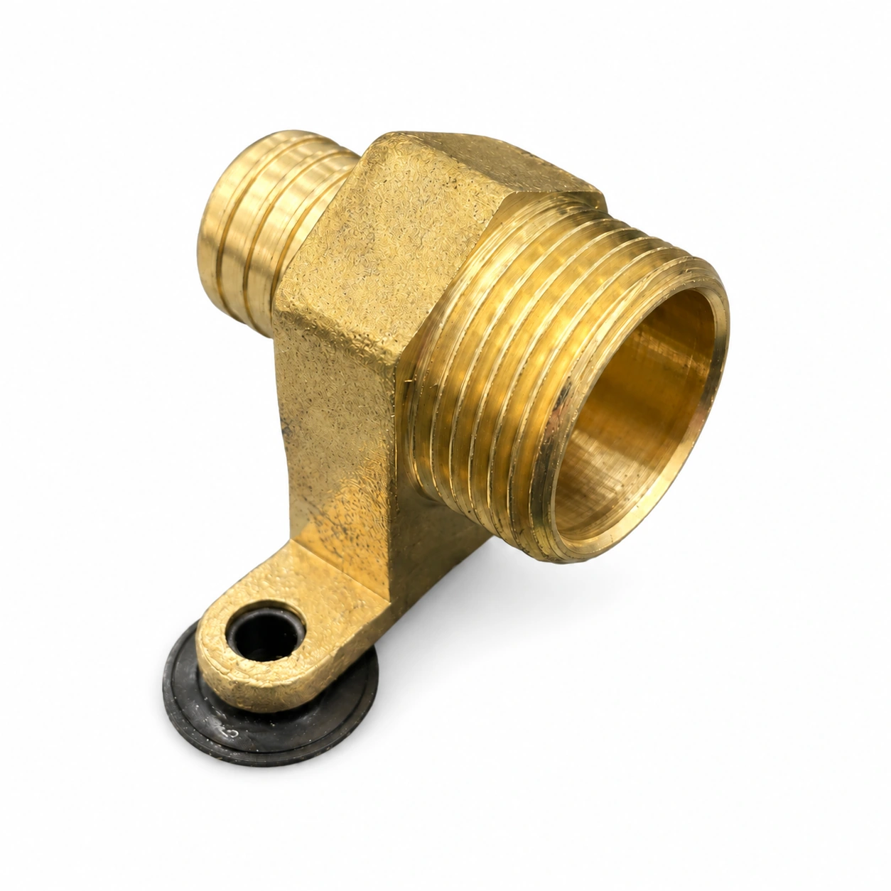 Conector macho com fixação